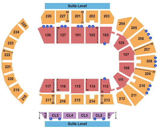Adventist Health Arena PBR Seating Chart